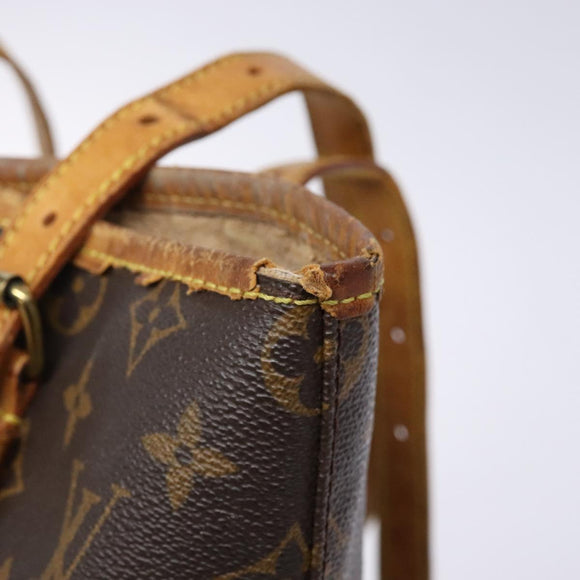 LOUIS VUITTON Monogram Bucket GM Shoulder Bag M42236 LV Auth 133357
