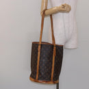 LOUIS VUITTON Monogram Bucket GM Shoulder Bag M42236 LV Auth 133357-23