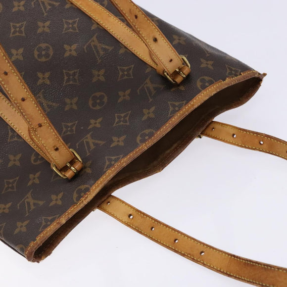 LOUIS VUITTON Monogram Bucket GM Shoulder Bag M42236 LV Auth 133357