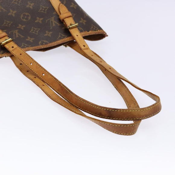 LOUIS VUITTON Monogram Bucket GM Shoulder Bag M42236 LV Auth 133357