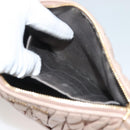 Miu Miu Matelasse Shoulder Bag Leather Pink Gold Auth 133370-21