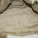 PRADA Hand Bag Leather 2way White Gold Auth 133371-11