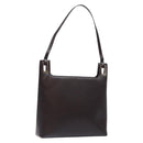 GUCCI Shoulder Bag Leather Brown 001 3099 Auth 133377-1