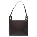 GUCCI Shoulder Bag Leather Brown 001 3099 Auth 133377-2