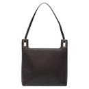 GUCCI Shoulder Bag Leather Brown 001 3099 Auth 133377-3