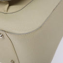 GUCCI Hand Bag Leather Beige 000 2058 0307 5 Auth 133378-14