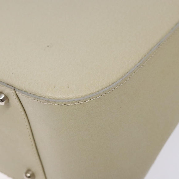 GUCCI Hand Bag Leather Beige 000 2058 0307 5 Auth 133378