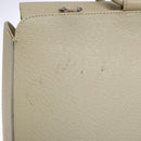 GUCCI Hand Bag Leather Beige 000 2058 0307 5 Auth 133378-9