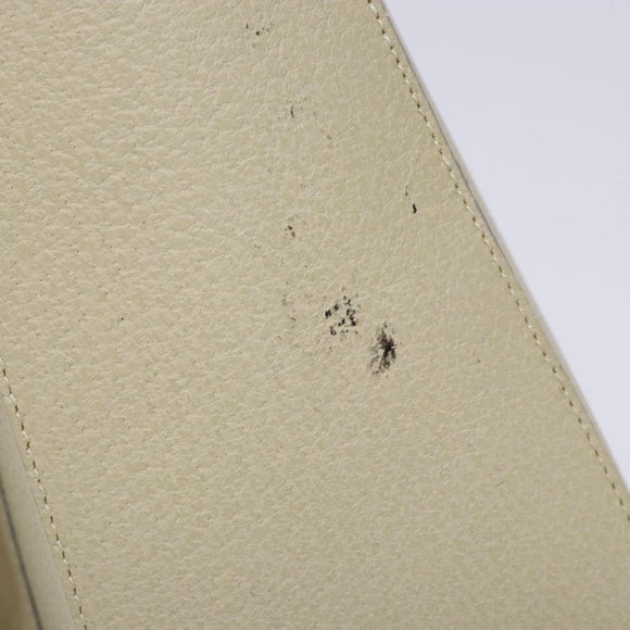 GUCCI Hand Bag Leather Beige 000 2058 0307 5 Auth 133378