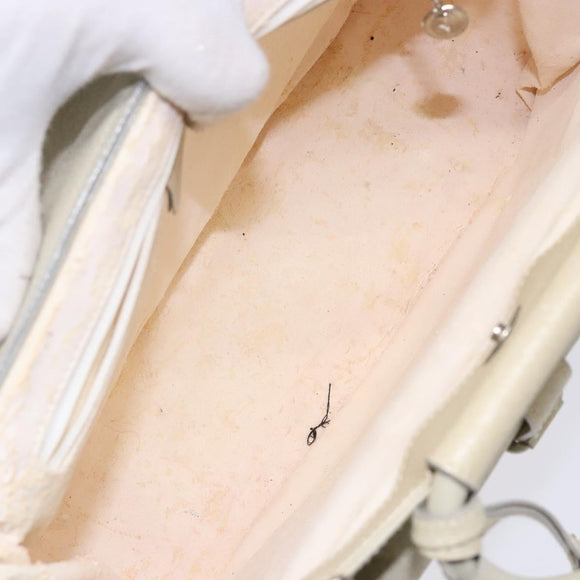 GUCCI Hand Bag Leather Beige 000 2058 0307 5 Auth 133378