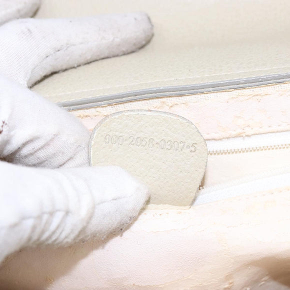 GUCCI Hand Bag Leather Beige 000 2058 0307 5 Auth 133378