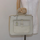 GUCCI Hand Bag Leather Beige 000 2058 0307 5 Auth 133378-25