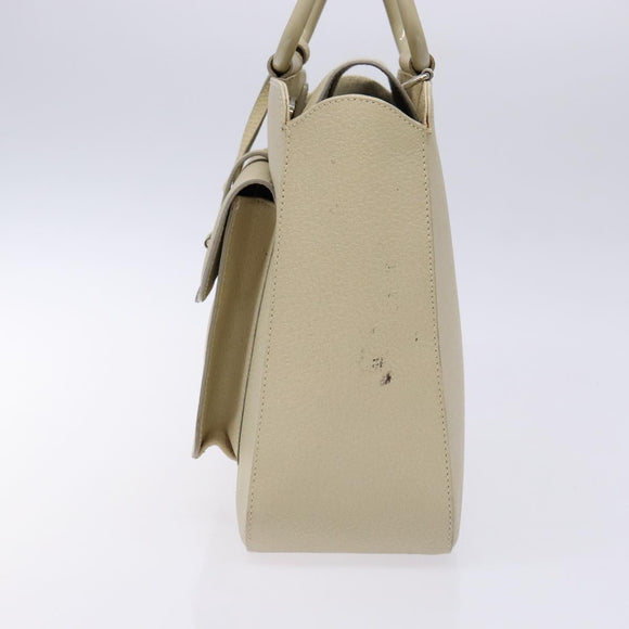 GUCCI Hand Bag Leather Beige 000 2058 0307 5 Auth 133378