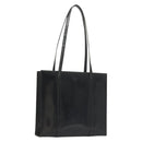 PRADA Shoulder Bag Patent leather Silver Navy Auth 133381-1