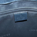 GUCCI Bamboo Hand Bag Leather Black 002 1010 3754 Auth 133382-15