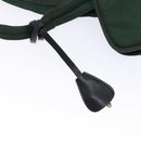 PRADA Hand Bag Nylon Green Gold Auth 133384-18