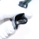 PRADA Hand Bag Nylon Green Gold Auth 133384-11