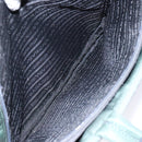 PRADA Hand Bag Nylon Green Gold Auth 133384-24