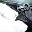 PRADA Hand Bag Nylon Green Gold Auth 133384-26