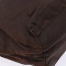 PRADA Tote Bag Nylon Brown Auth 133385-16