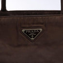 PRADA Tote Bag Nylon Brown Auth 133385-19