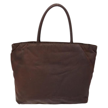 PRADA Tote Bag Nylon Brown Auth 133385 - 0