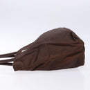 PRADA Tote Bag Nylon Brown Auth 133385-4