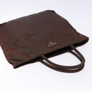 PRADA Tote Bag Nylon Brown Auth 133385-6