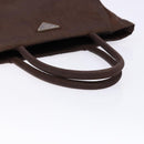 PRADA Tote Bag Nylon Brown Auth 133385-7