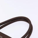 PRADA Tote Bag Nylon Brown Auth 133385-14