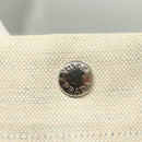 PRADA Tote Bag Canvas Beige Silver Auth 133386-18