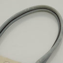 PRADA Tote Bag Canvas Beige Silver Auth 133386-9