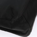 PRADA Shoulder Bag Nylon Black Silver Auth 133387-16
