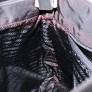 PRADA Shoulder Bag Nylon Black Silver Auth 133387-19