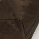 GUCCI GG Canvas Tote Bag Brown Gold 282439 Auth 133388-11