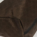 GUCCI GG Canvas Tote Bag Brown Gold 282439 Auth 133388-13