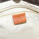 GUCCI GG Canvas Tote Bag Brown Gold 282439 Auth 133388-16