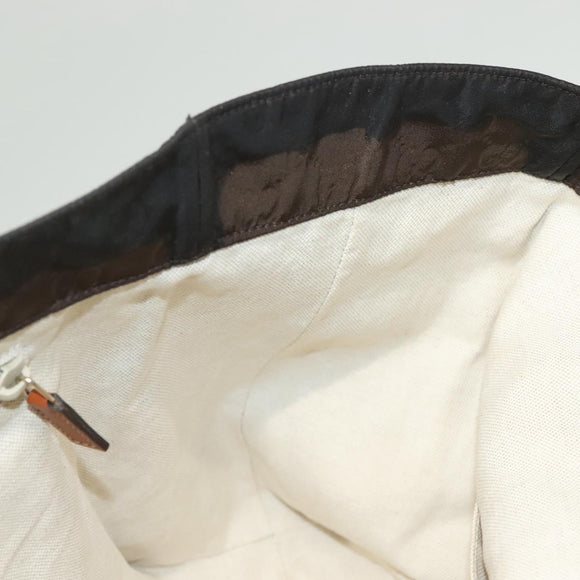 GUCCI GG Canvas Tote Bag Brown Gold 282439 Auth 133388