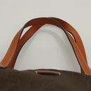 GUCCI GG Canvas Tote Bag Brown Gold 282439 Auth 133388-9