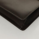 Salvatore Ferragamo Shoulder Bag Leather Brown Auth 133389-15