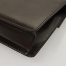 Salvatore Ferragamo Shoulder Bag Leather Brown Auth 133389-17