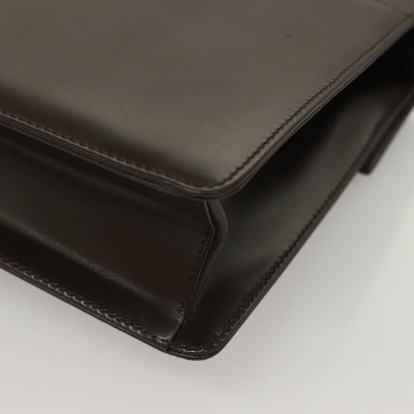 Salvatore Ferragamo Shoulder Bag Leather Brown Auth 133389