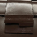 Salvatore Ferragamo Shoulder Bag Leather Brown Auth 133389-10