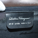Salvatore Ferragamo Shoulder Bag Leather Brown Auth 133389-12