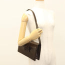 Salvatore Ferragamo Shoulder Bag Leather Brown Auth 133389-22