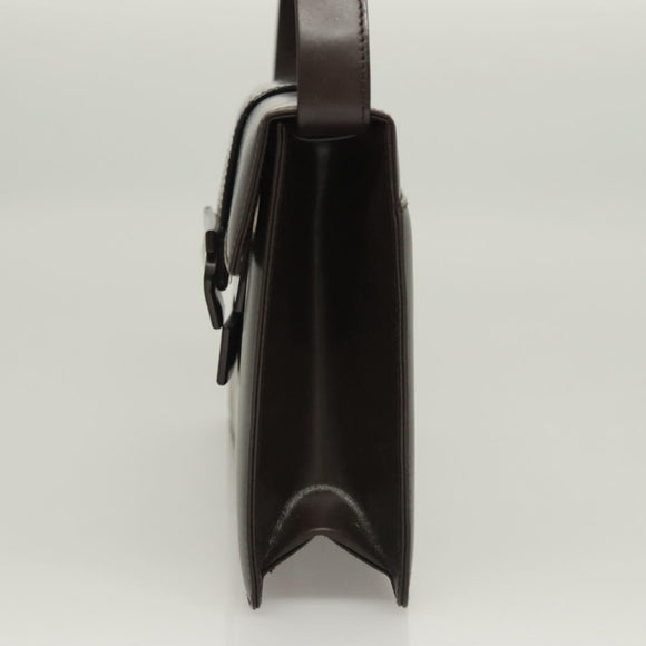 Salvatore Ferragamo Shoulder Bag Leather Brown Auth 133389