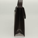 Salvatore Ferragamo Shoulder Bag Leather Brown Auth 133389-4