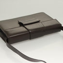 Salvatore Ferragamo Shoulder Bag Leather Brown Auth 133389-6