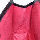 GUCCI Web Sherry Line GG Canvas Shoulder Bag Black Gold 37 04 3657 Auth 133392-19