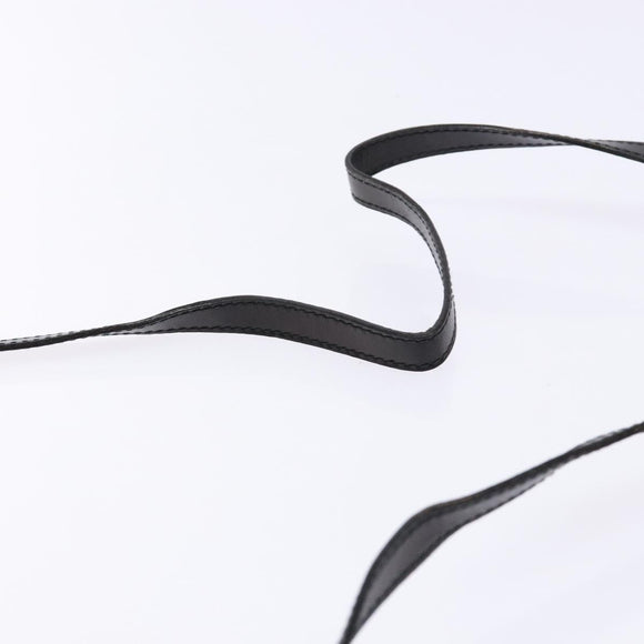 GUCCI Web Sherry Line GG Canvas Shoulder Bag Black Gold 37 04 3657 Auth 133392